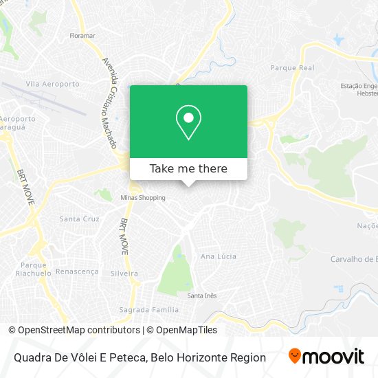 Quadra De Vôlei E Peteca map