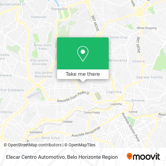 Elecar Centro Automotivo map