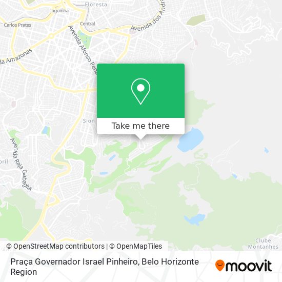 Praça Governador Israel Pinheiro map