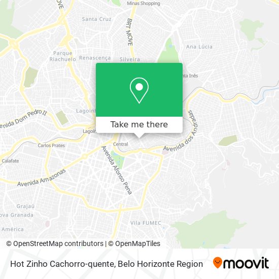 Hot Zinho Cachorro-quente map