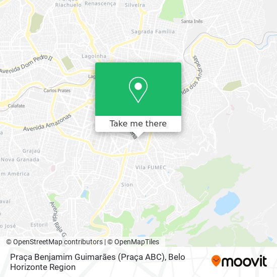 Praça Benjamim Guimarães (Praça ABC) map