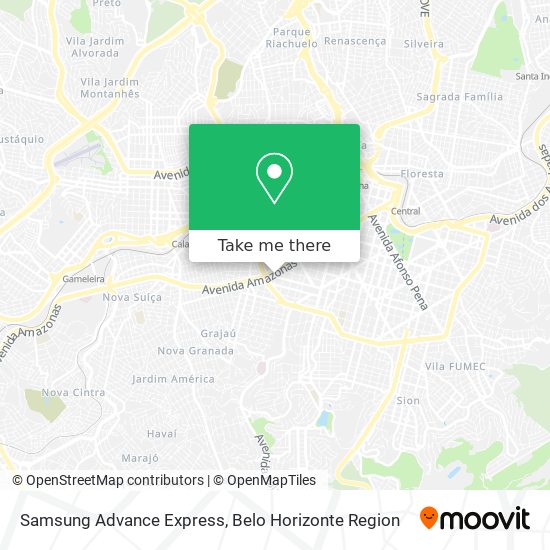 Samsung Advance Express map