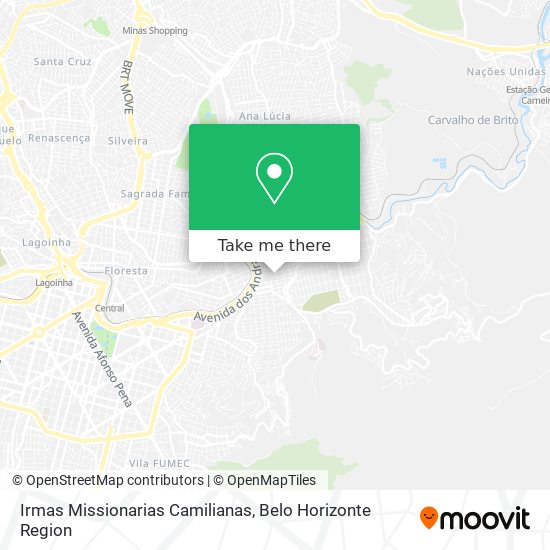 Irmas Missionarias Camilianas map