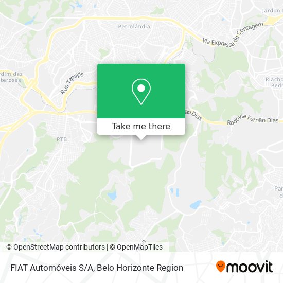 FIAT Automóveis S/A map