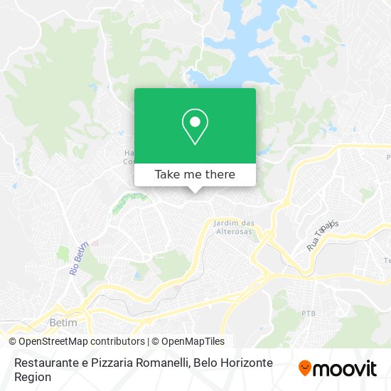 Restaurante e Pizzaria Romanelli map