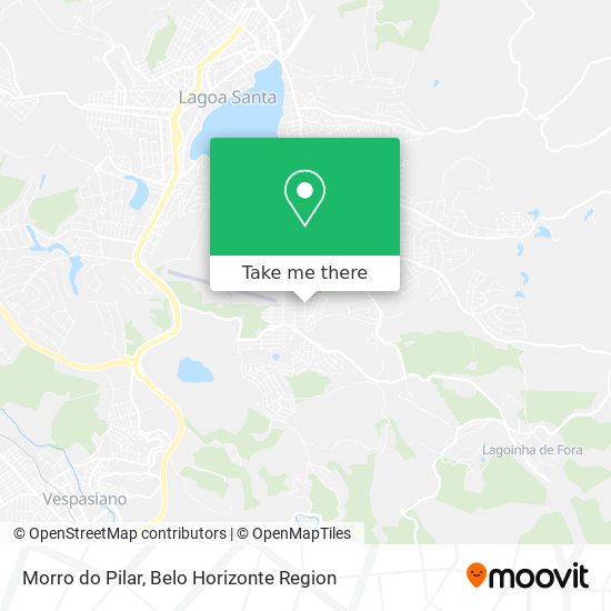 Morro do Pilar map