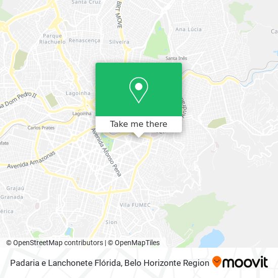 Padaria e Lanchonete Flórida map