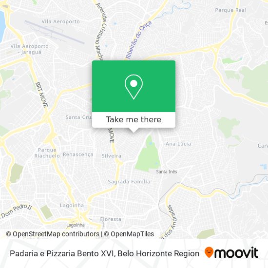 Padaria e Pizzaria Bento XVI map
