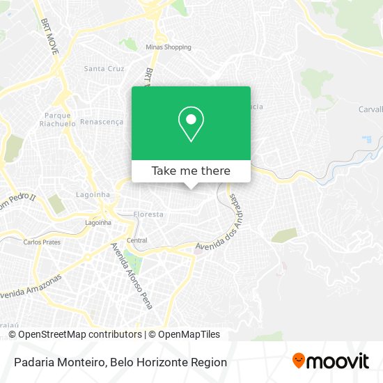 Mapa Padaria Monteiro