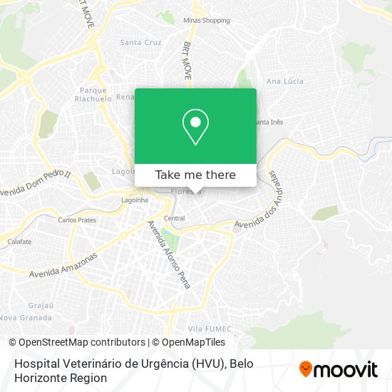 Hospital Veterinário de Urgência (HVU) map