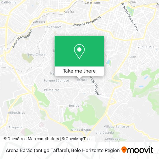 Arena Barão (antigo Taffarel) map
