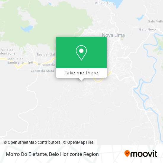 Morro Do Elefante map