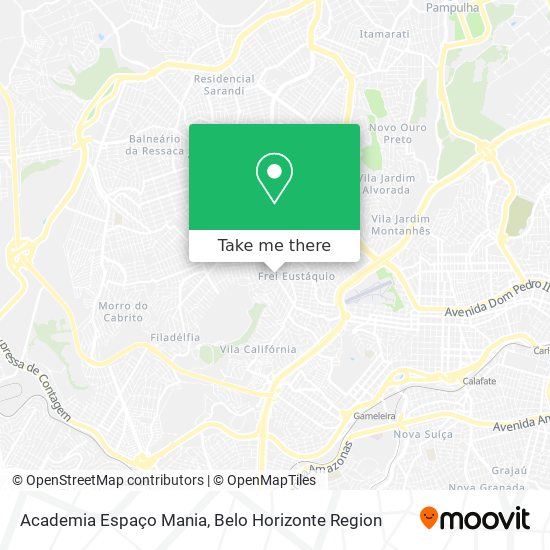 Academia Espaço Mania map