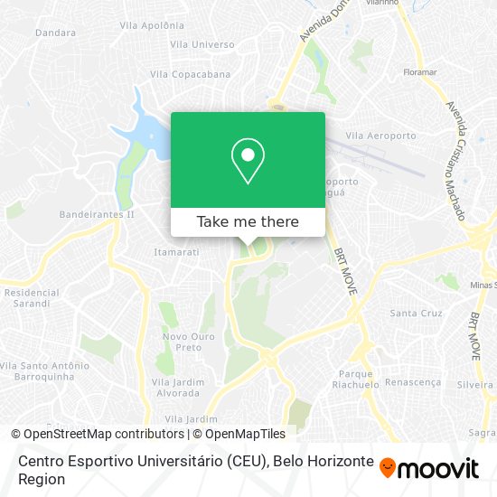 Centro Esportivo Universitário (CEU) map