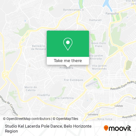 Studio Kel Lacerda Pole Dance map