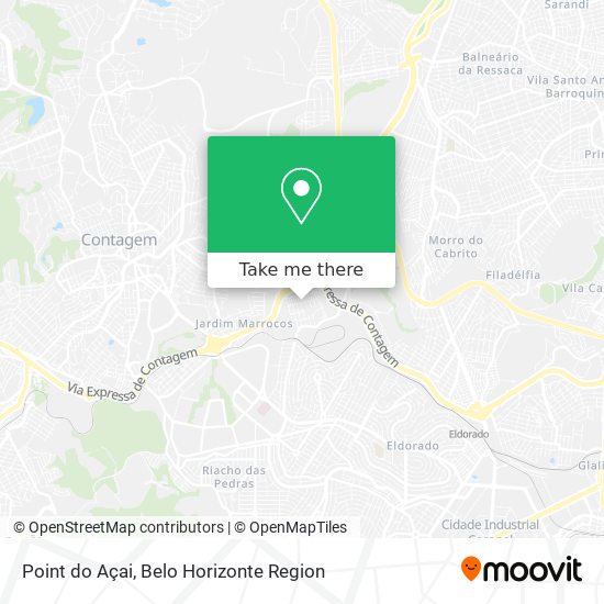 Point do Açai map