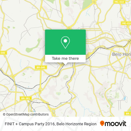 FINIT + Campus Party 2016 map