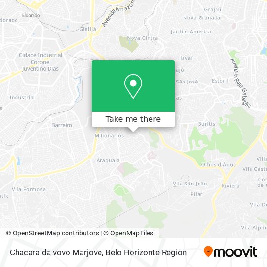 Chacara da vovó Marjove map