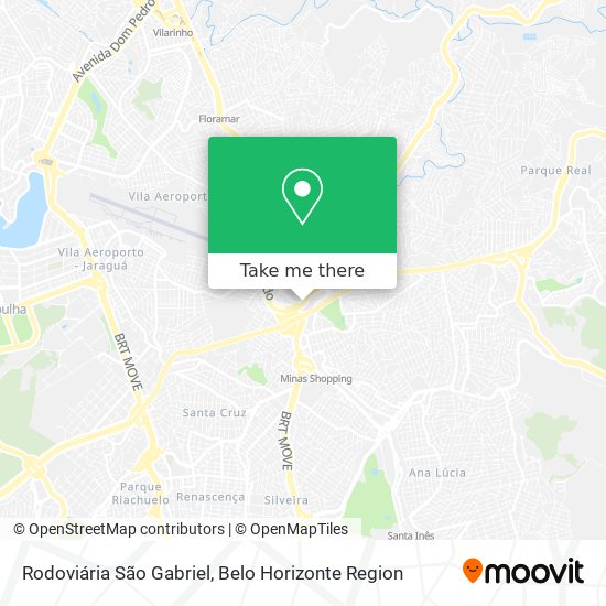 Rodoviária São Gabriel map