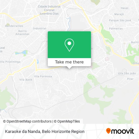 Karaoke da Nanda map