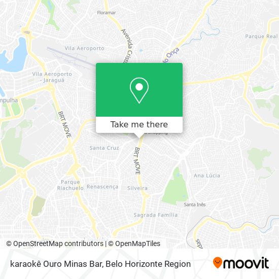 karaokê Ouro Minas Bar map