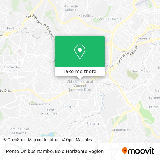 Ponto Onibus Itambé map
