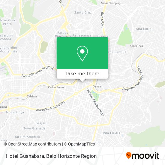 Hotel Guanabara map