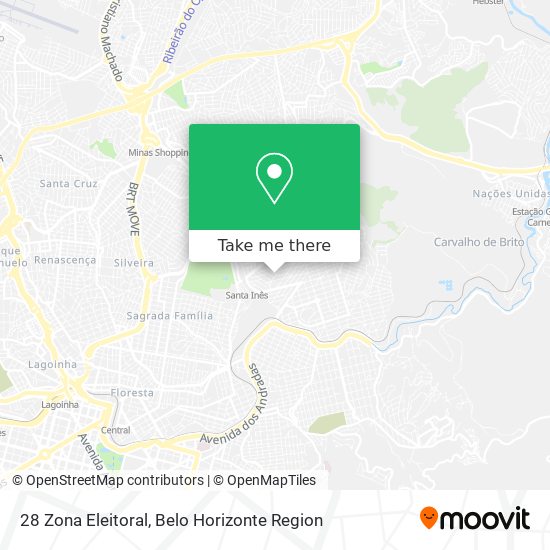 28 Zona Eleitoral map