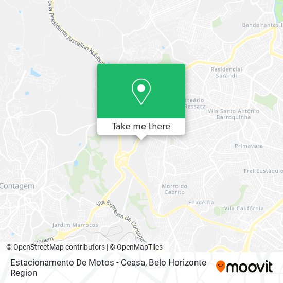Estacionamento De Motos - Ceasa map