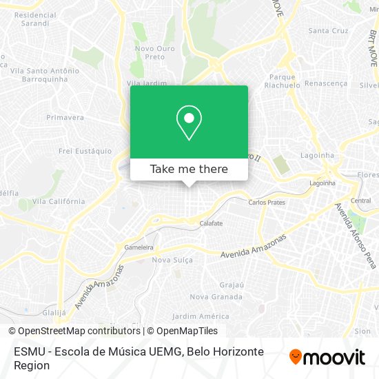 ESMU - Escola de Música UEMG map