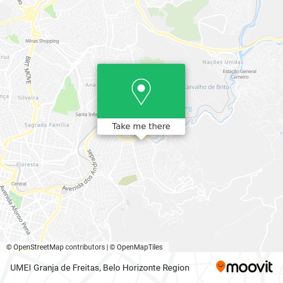 UMEI Granja de Freitas map