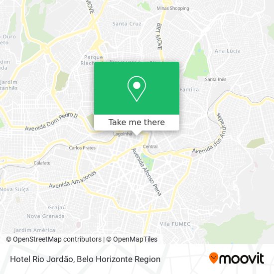 Mapa Hotel Rio Jordão