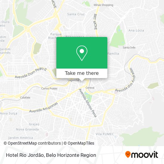 Hotel Rio Jordão map