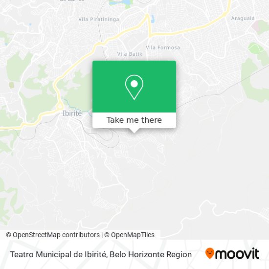 Teatro Municipal de Ibirité map