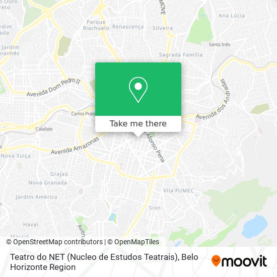 Teatro do NET (Nucleo de Estudos Teatrais) map
