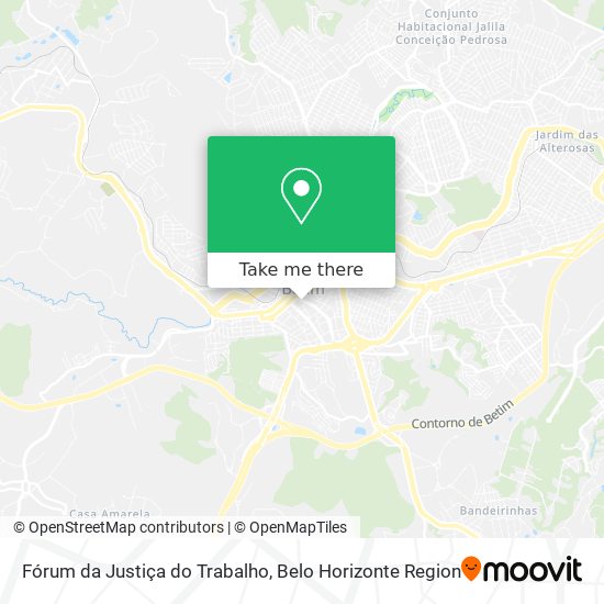 Fórum da Justiça do Trabalho map