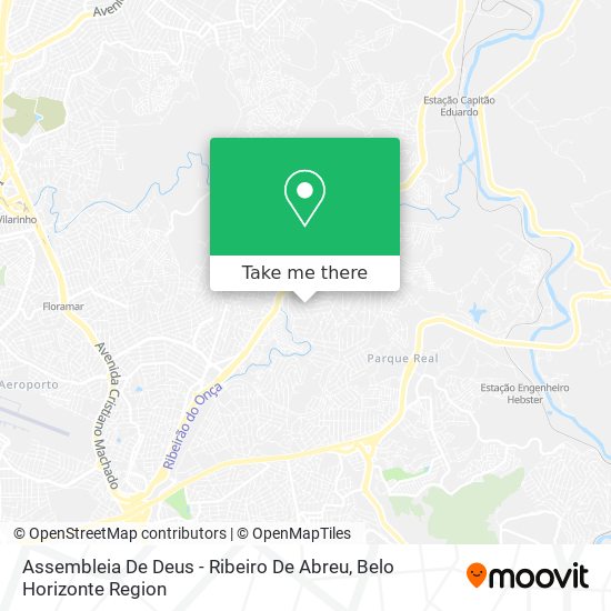 Assembleia De Deus - Ribeiro De Abreu map