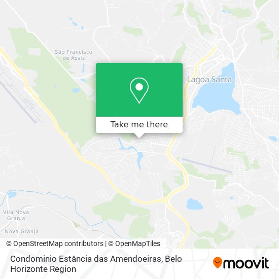 Mapa Condominio Estância das Amendoeiras