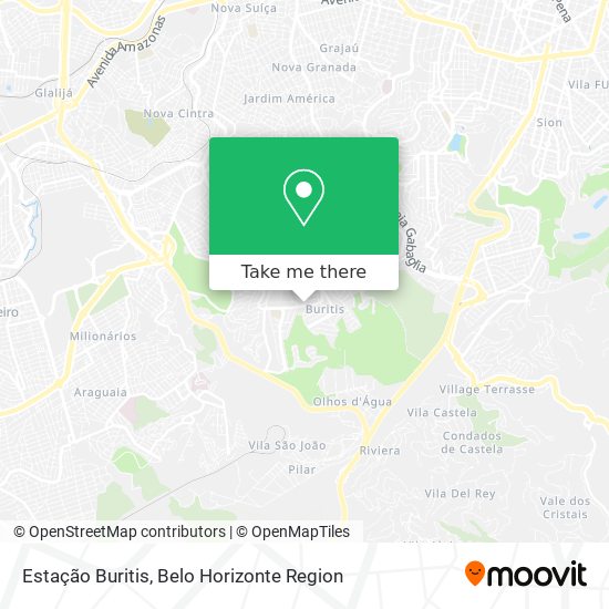 Estação Buritis map