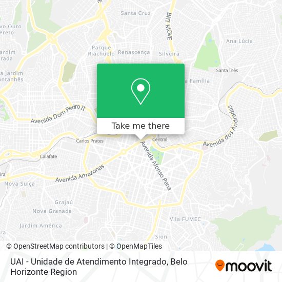 UAI - Unidade de Atendimento Integrado map