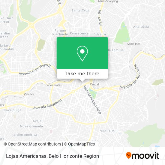 Lojas Americanas map