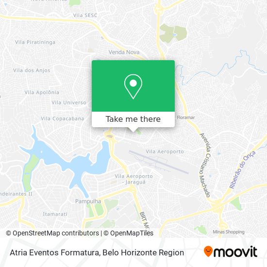 Atria Eventos Formatura map