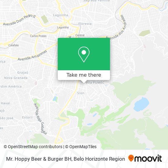 Mr. Hoppy Beer & Burger BH map