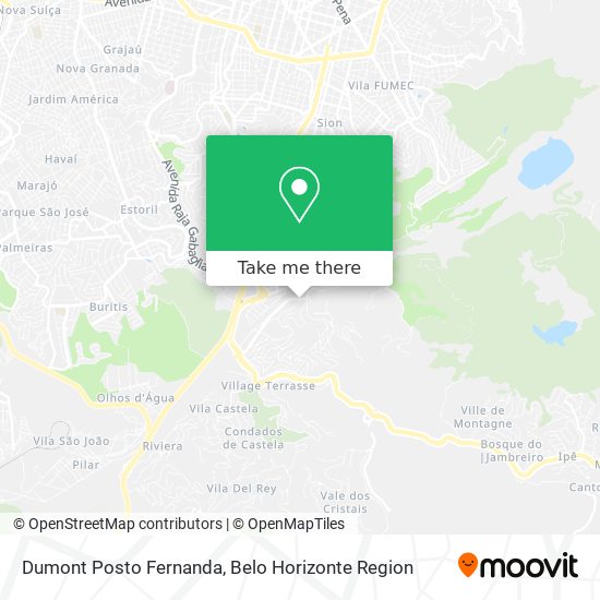 Dumont Posto Fernanda map