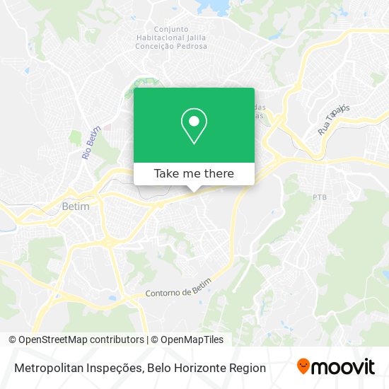 Metropolitan Inspeções map