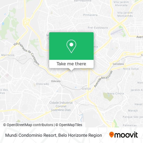 Mundi Condomínio Resort map