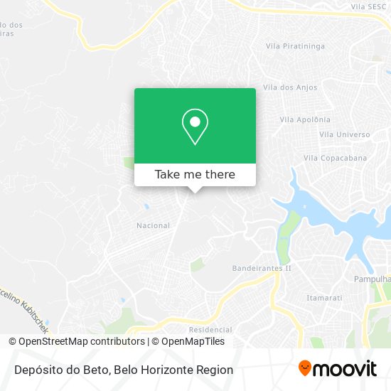 Depósito do Beto map