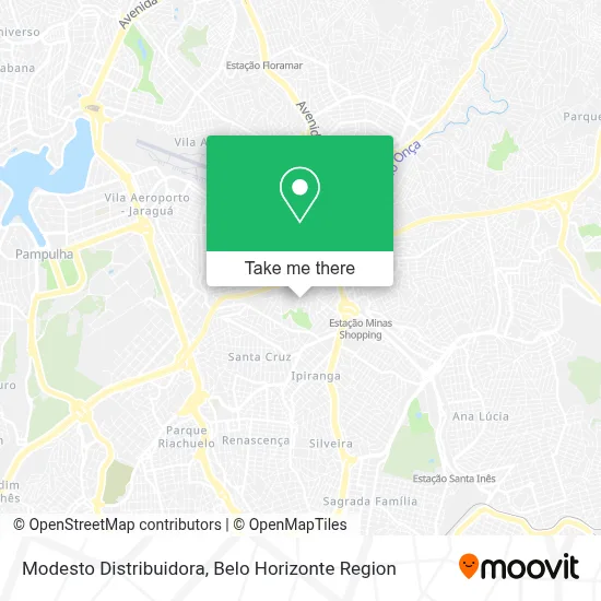 Modesto Distribuidora map