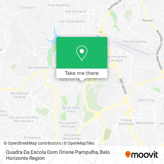 Quadra Da Escola Dom Orione Pampulha map