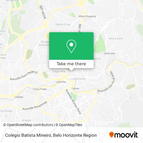 Colégio Batista Mineiro map